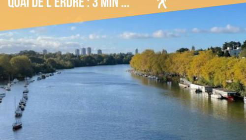 Idéal couple Appartement 1 chambre Cosy et calme pour visiter Nantes - Foto 4