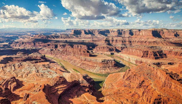 Vue aérienne du fleuve Colorado