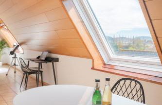 NEU Deluxe Suite Münsterblick, Maisonette, Kingsize Bett, Küche, Netflix, Aussicht, E-Kamin - Foto 37