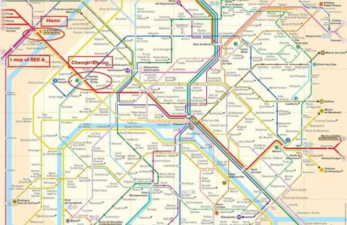 Cosy 2 BR, La Défense, 5 min walk metro+parking - Foto 17