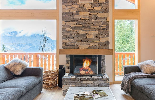 Chalet in Riddes Near Ski Lift Les 4 Vallees - Foto 14