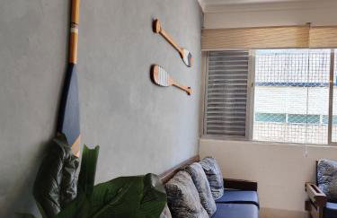 Apto 5E - 2 Quartos com Ar Condicionado, 2 Banheiros, 1 vaga e Internet - Frente ao Mar - Foto 9