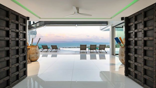 Villa Murano 9BR with Panoramic Sea View - Foto 2, Entrada interior