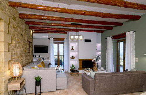 Stone villa Halepa panoramic view, private pool,big garden & quiet - Foto 8