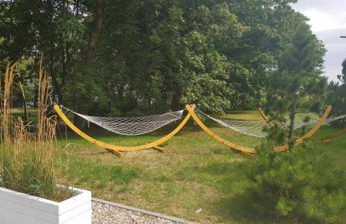 Apartament "Złoty relaks" tuż przy plaży z balkonem z widokiem na Hel i hamakami - Photo 70