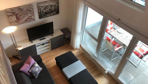 Ferienwohnung am Hopfengarten - helle 2 Zimmer Maisonette mit großem Balkon - Foto 5