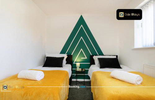 Quick Deals l 5 Bedroom l Sleeps 10 l Parking l Ideal for Groups l Oak Stays Short Lets & Serviced Accommodations - Foto 27