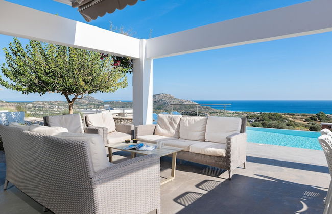 Sea View Villa in Kalythies with Private Pool near 3 Beaches - Foto 35