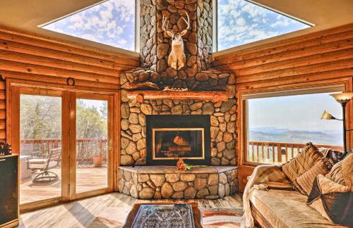 Stunning Log Cabin with Great Views, Firepit, Deck near Twain Hart - Foto 1