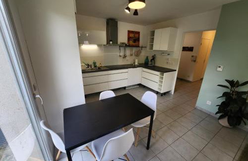 Appt 2 chambres au calme - jardin privé - Metro D, Eurexpo, Groupama Stadium - Foto 2