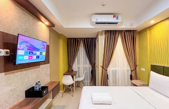 Modern Studio Room Apartment At Tamansari Skylounge Makassar - Foto 3
