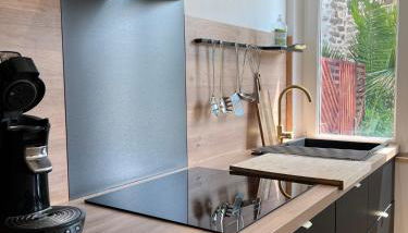 Le Duclos, appartement rez-de-jardin Dinan centre - Foto 5, stove