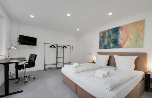 Apartment 150QM 8 Personen Neuss, Düsseldorf mit Terrasse, Parkplatz, Küche - Foto 13