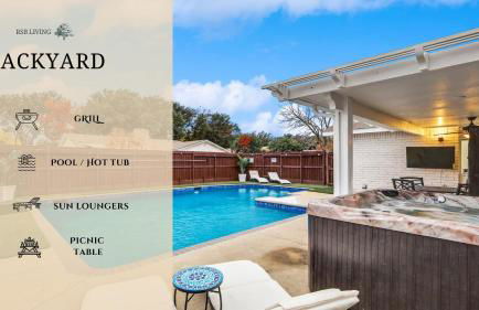 Luxurious 5BR 2BA Holiday Home with Pool, Grill, Sauna & Game Room - Foto 45