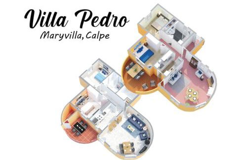 Spanish Style-Villa, heated pool & sea view - Photo 59