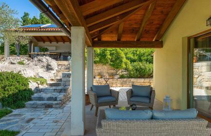 Family Casa Ida with pool and grill in Groznjan - Foto 9