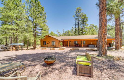 Fire Pit and Trail Access Spacious Happy Jack Cabin - Foto 30