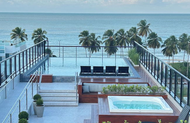 Melhores Flats - Fabuloso a 50m do mar - Foto 25