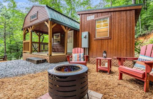 Romantic King-Bed Couples Cabin Lake Lure - Foto 6