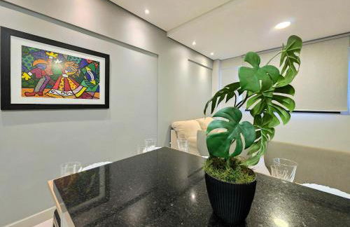 Flat novo e moderno, 4 pessoas ao lado do Paraguai - Foto 11