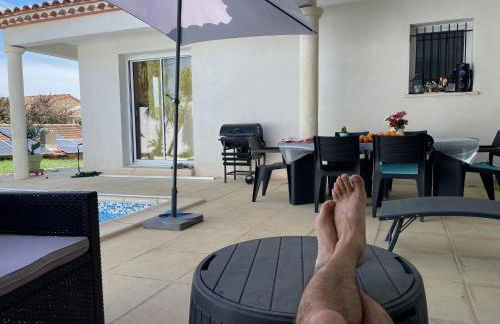 Coté piscine Villa plain pied - Foto 5