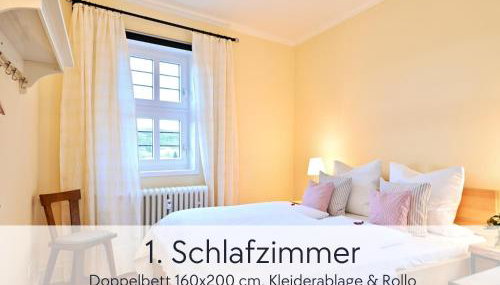 Amalias Burgwohnung - stilvolles Apartment mit Aufzug & Garten in der Hinterburg Schlitz - 2 Schlafzimmer, Parkplatz, Historisches Flair für Paare & Ruhesuchende - Foto 4