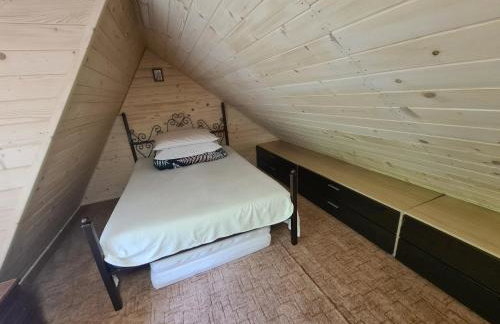 Duży drewniany domek nad rzeką, Obidza 381, Łącko - Foto 26