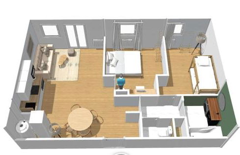 Zenitude-T3-Terrasse-Parking - Foto 8