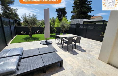 ETOILE DU BERGER Saint Aygulf 3 Villas et 4 appartements jardin individuel et piscine chauffée en saison - la mer et les plages 450 m - Foto 23