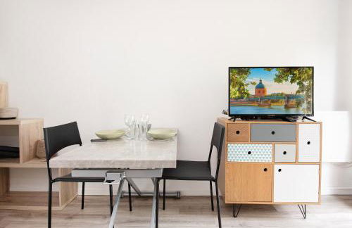 Studio pour 2 à Toulouse avec Parking et Terrasse - Photo 3