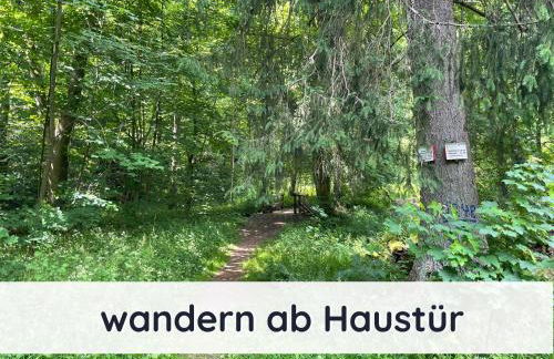 Der Fuchsbau - 3 separate Blockhäuser - ruhige Lage - 50m bis zum Wald - eingezäunter Garten - Foto 9