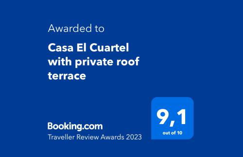 Casa El Cuartel with private seaview rooftop - Foto 18