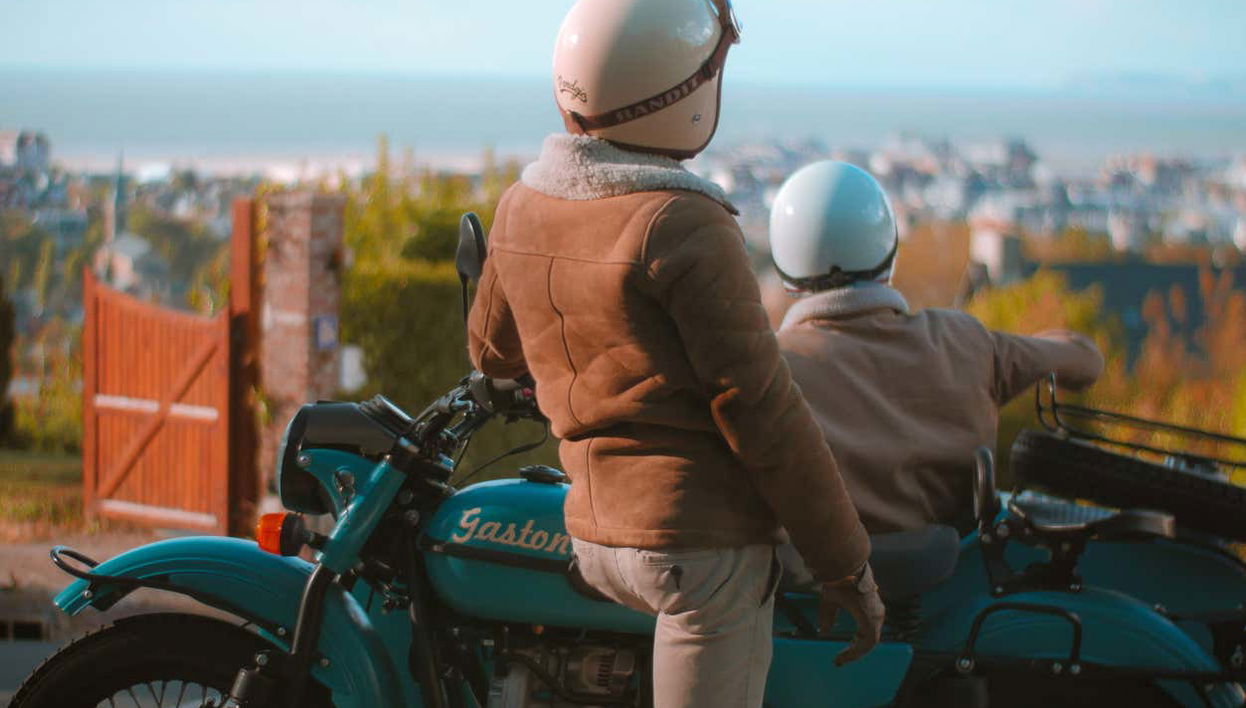 Circuit en normandie en side-car