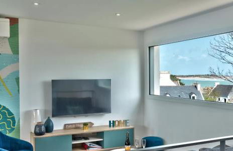 Villa Azénor Bretagne Piscine Intérieure Partagée toute l'année 100m plage - Foto 11