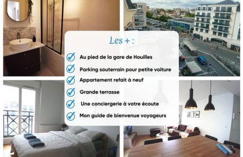 T3 en face de la gare, Terrasse-Rooftop, Parking - Foto 18