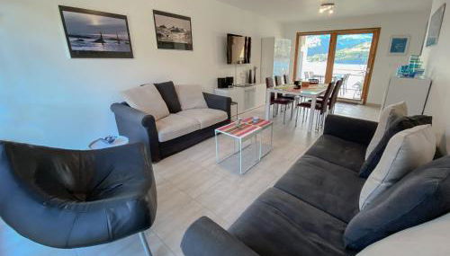 La terrasse au bord du Lac, vue panoramique lac et montagnes , 2 ch, linge et ménage inclus - Foto 2