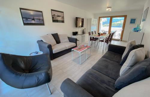 La terrasse au bord du Lac, vue panoramique lac et montagnes , 2 ch, linge et ménage inclus - Photo 2