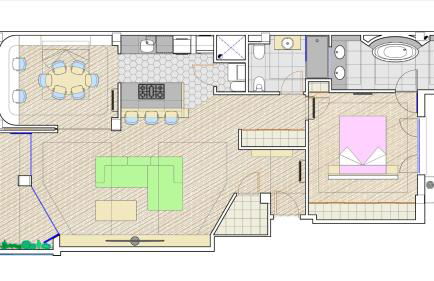 Hexagonal Design Apartment - Foto 16