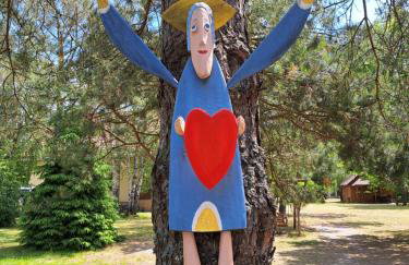 Domki przy jeziorze z prywatną plażą w Borach Tucholskich Pensjonat Alicja wczasy z dziećmi nowe luksusowe domki na skraju jeziora i lasu - Foto 52