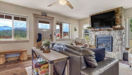 Cabin~Views~Heart of Town~W&D~Fireplace~Kitchen - Foto 2