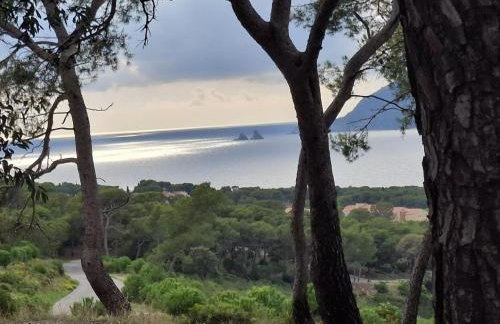 50 M2 -T3- 4 personnes - Moderne-Climatisé-2 chambres-Wifi -Très grande terrasse de 35 M2 avec BBQ-1er étage dans petit immeuble - Vue magnifique et dégagée - Foto 25