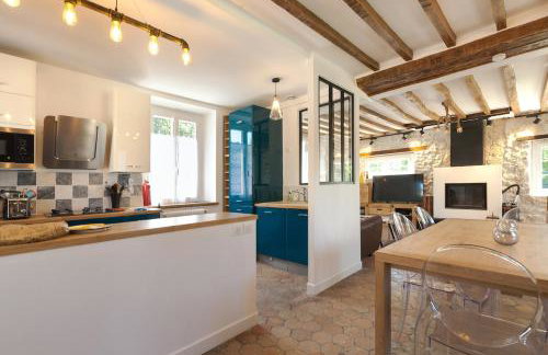 Maison du Passeur du XVIII siècle, classée, Authenticité et Confort avec Jardin SPA en option, proche Giverny, 1 heure de Paris - Foto 46