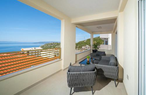 Penthouse Apartment Golden View with private Jacuzzi and 100m2 terrace by Makarska Exklusiv - Foto 13