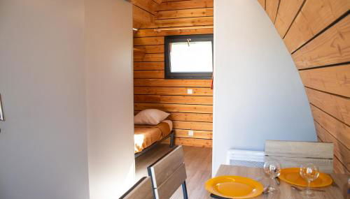 Gîte Pigne 2/4 pers. - Camping Les Berges du Bramont - Foto 3