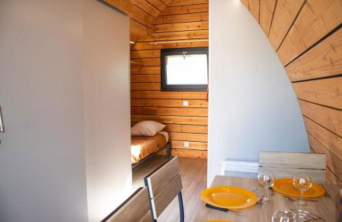 Gîte Pigne 2/4 pers. - Camping Les Berges du Bramont - Foto 3