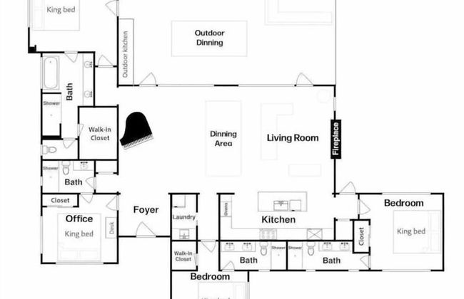 Luxe, Pool, Spa, Fire Pit, Game Room, Piano Sonoma Pool Retreat by Avantstay - Foto 38