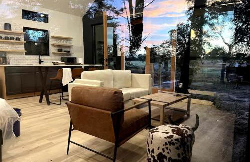 Modern Farmstay Cabin with Friendly Animals, Pond Views & Nature Trails Near Cedar Creek, Texas - Photo 35