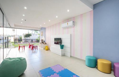 Aptos completo com vista mar pé na areia em Barra Velha em condomínio Resort com Spa, Piscina, quadra de futebol, Sala de jogos, brinquedoteca, Complexo com diversos comércios - Photo 7