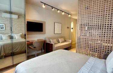 Studio 404 com Piscina e Academia Ar Condicionado no Centro Cívico com Garagem - Foto 1