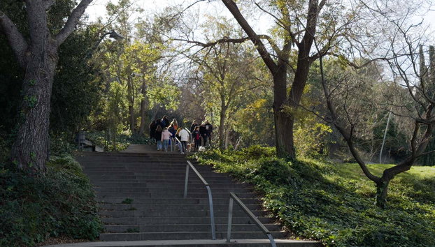 Free tour à Montjuïc - Photo 4, Escaliers de Montjuïc